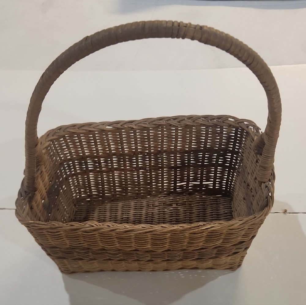 Woven Basket with Handle